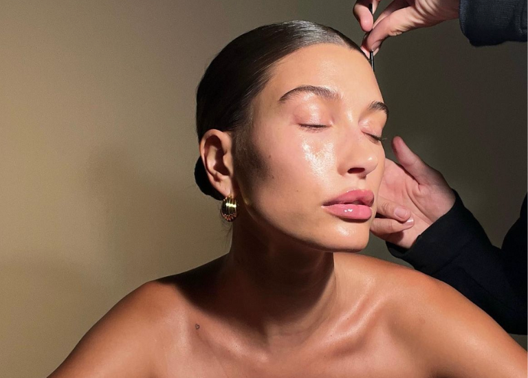 Hailey Bieber Glazed Skin